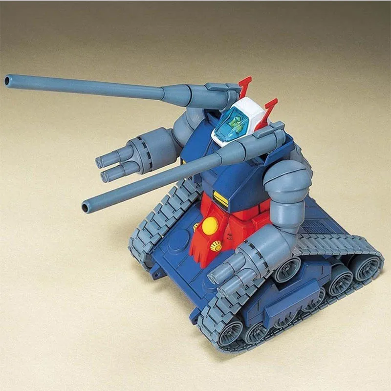 Bandai ต้นฉบับกันดั้มโมเดลอะนิเมะ HGUC 1/144 RX-75-4 Guntank Action Figures ของเล่นสะสมของขวัญสําหรับเด็ก