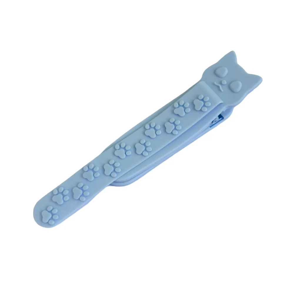 

2pcs Silicone Silicone Bookmark Clip Handcrated Multi-color Corner Page Marker Automatic Following Page Divider Book Paginator