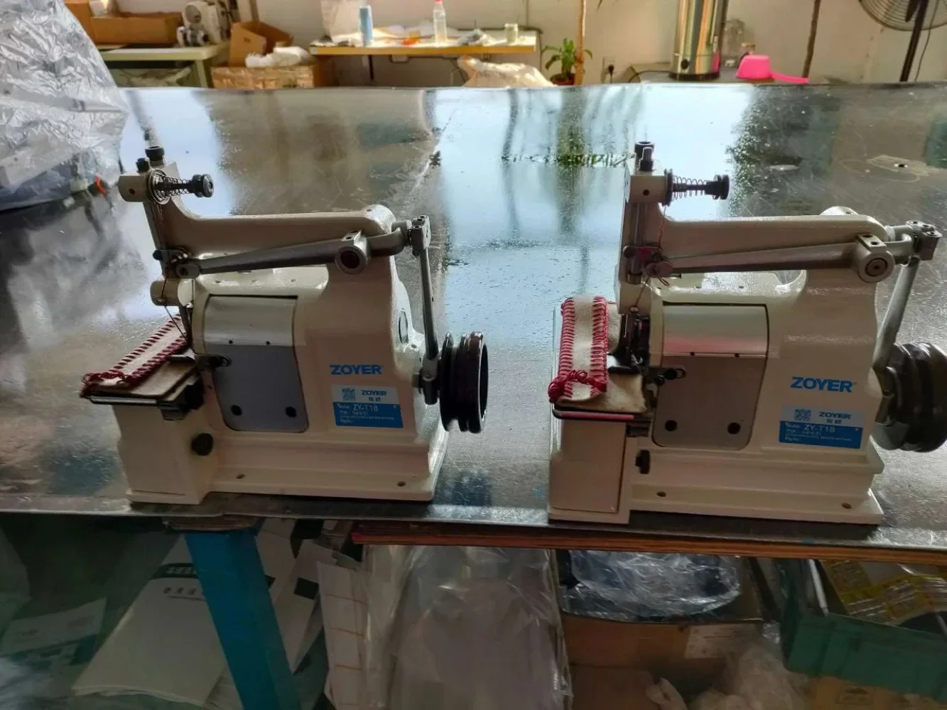 T 18 Industrial Shell Stitch Type Sewing hine E Type Edge Stitch Oer Sewing hine