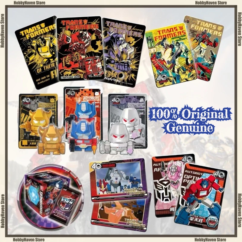 

В наличии Карточная игра Трансформированные игрушки Коллекционная карта Horizon Подарочная коробка с энергией на 40-летие Оптимус Прайм Коллекция карт Подарок