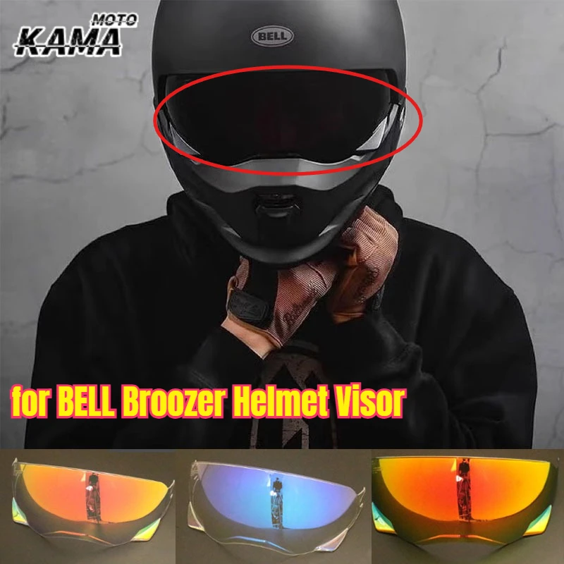 

Suitable for BELL Broozer Motorcycle Helmet Visor, Windshield, Helmet Lens, Motorcycle Helmet Accessories Viseira Capcete
