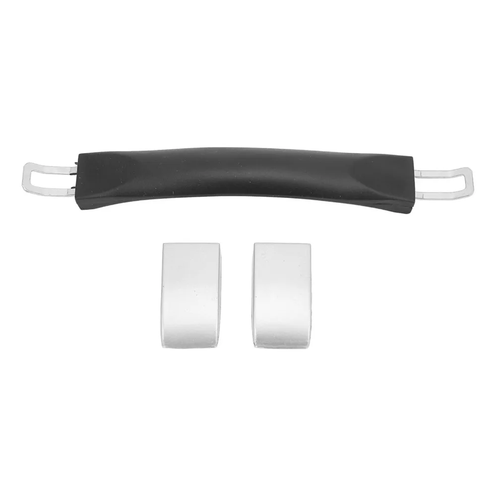 2 Pcs /Set Durable Plastic Luggage Handle Flexible Black Suitcase Handle Luggage Handle Replacement Travel Cases