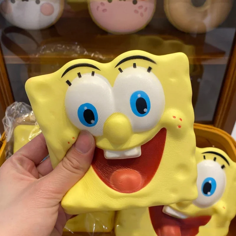 SpongeBob Squeeze Toy Slow Rebound Funny Pinch Press Kids Cartoon Anime Stress Relief Scented Toy Cute Boys Girls Birthday Gifts