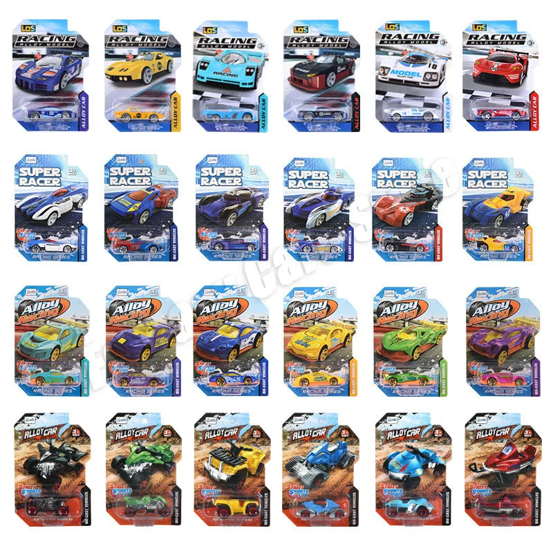 1/64 Beach Motorcycle Monster Racing Alloy Car Model Children\'s Toys Diecast Model Boxed Car Collectible Miniature Cars Gift