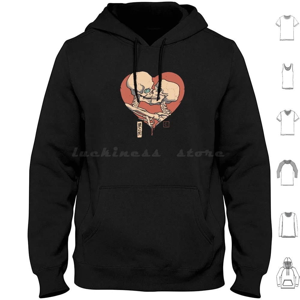 Till Death Do Us Part Hoodies Long Sleeve Valentines Day Valentinesday2020 Valentines Valentinesday Vows Skull