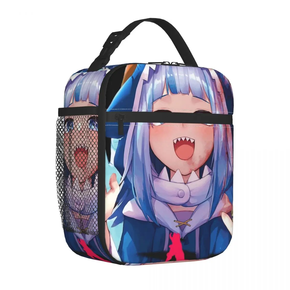 

Gawr Gura A Hololive Insulated Lunch Bags Thermal Bag Reusable High Capacity Tote Lunch Box for Men Women College Picnic