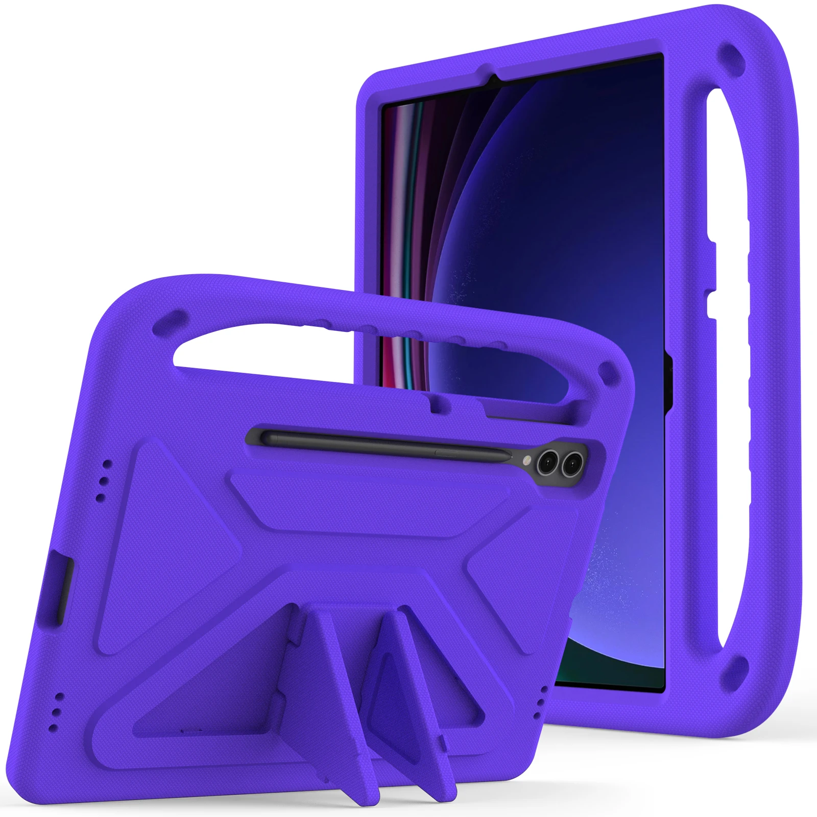 Tablet Case for Samsung Galaxy Tab S7 S7+ S7 FE EVA Shell for S8 S8+ Cover for S9/S9 FE/Plus/FE+ Handheld Cases with Pen Slot