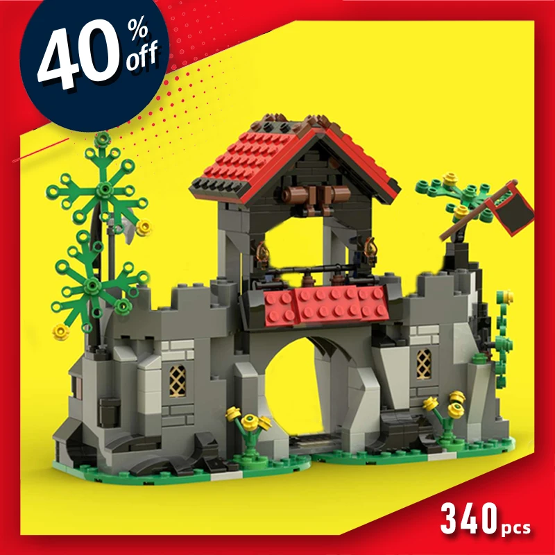 Mountain Hideout Moc Castle Technical Bricks DIY Assembly Construction Toy For Child Holiday Gift Modular Castle Building Blocks