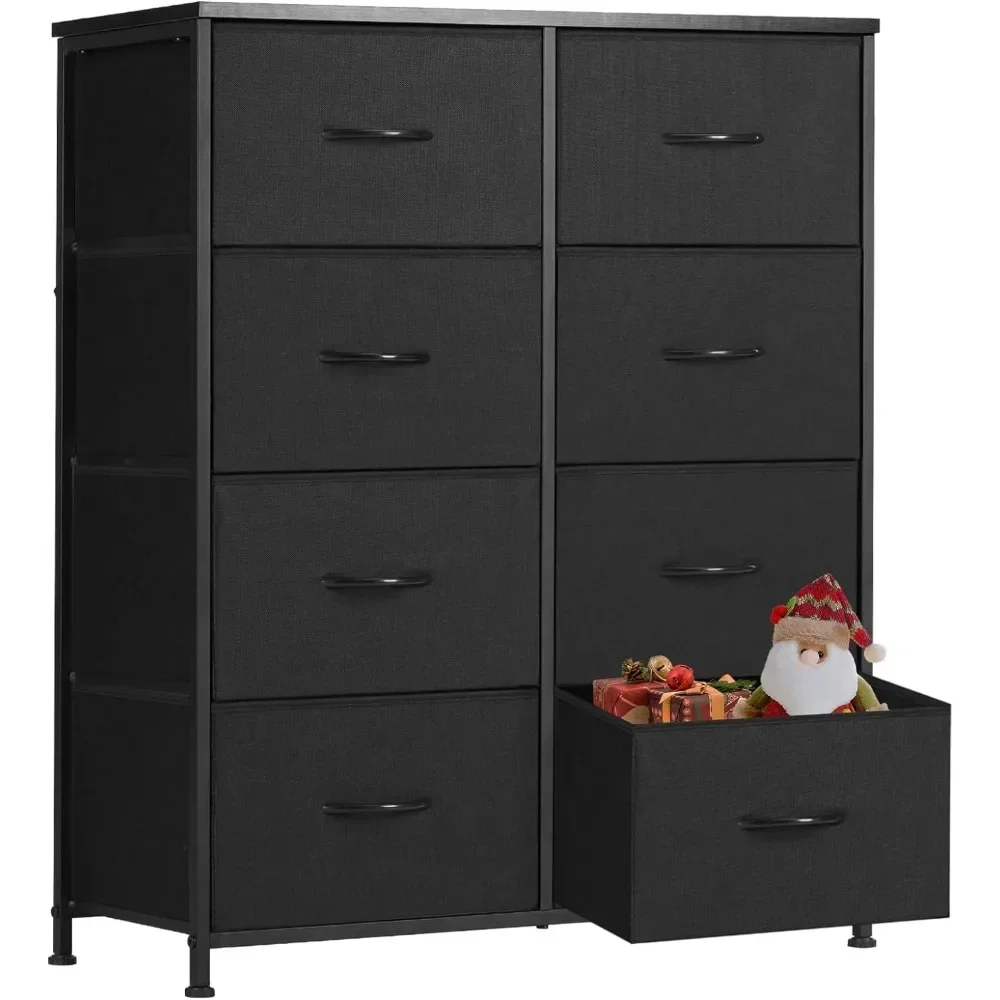 Commode pour chambre à coucher Grand MELfur ser EvaluStorage proximity wers Tour de rangement en tissu avec 8 wers de proximité, Poitrine des wers de proximité