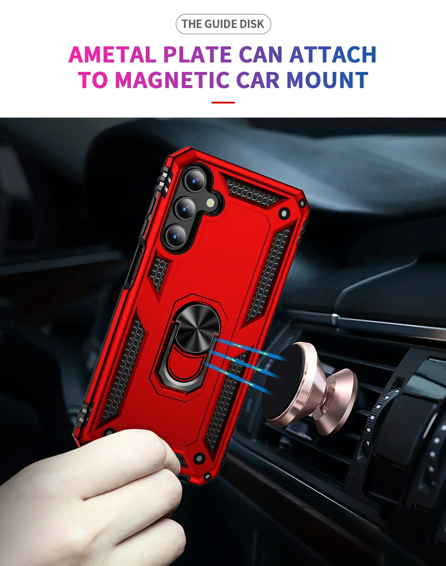 

Military Grade Drop Proof Protection Cover Phone Case for Samsung Galaxy A73 A72 A56 A55 A36 A35 A31 A32 A33 A34 A53 A54 5G Case