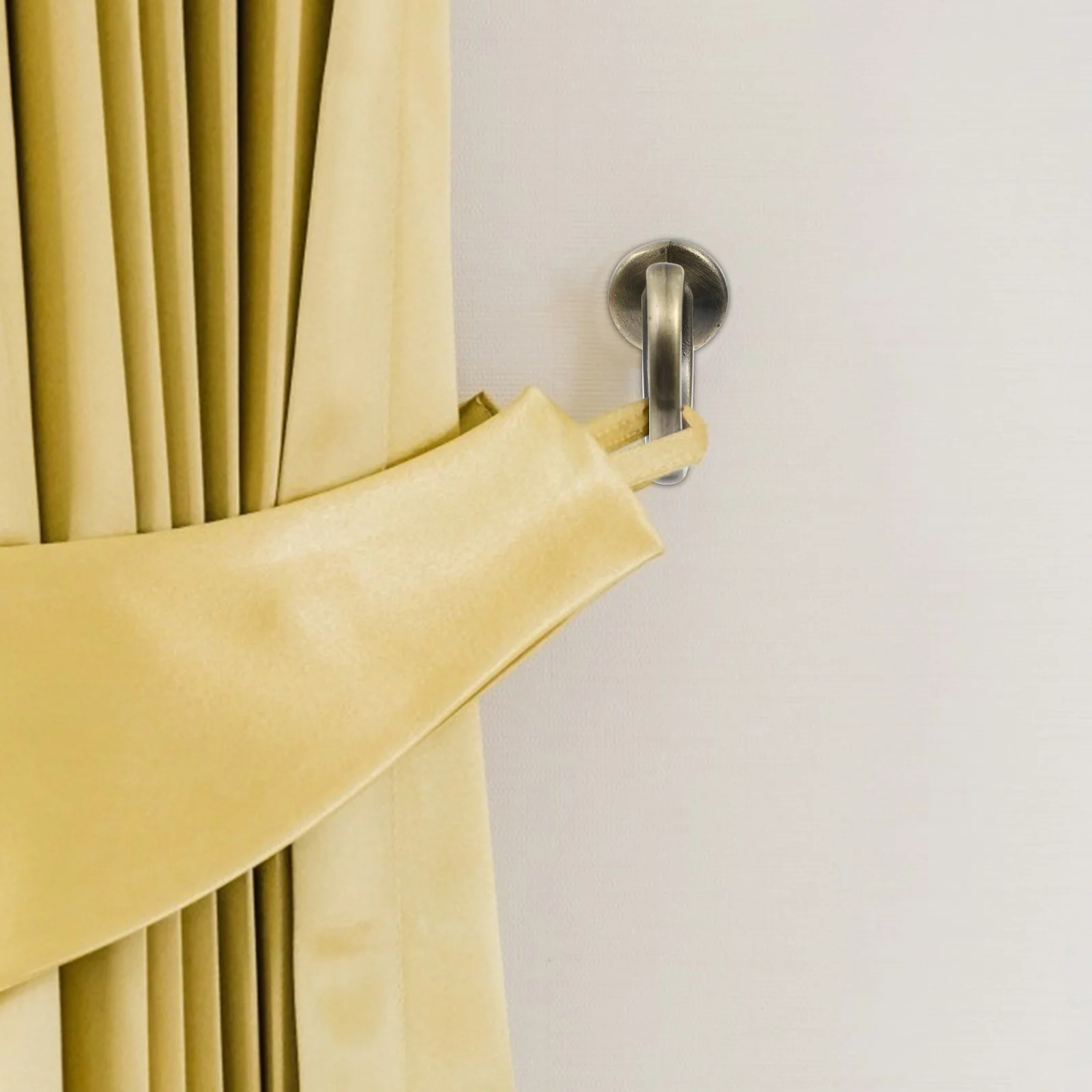 

2Pcs Curtain Hooks Zinc Alloy Premium Build Versatile for Hanging Curtains and Accessories Residential Commercial Use Holder