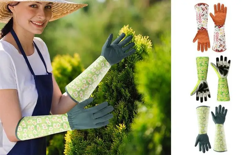 Gardening Gloves Kids  Non-Slip Children Safety Yard Work Gloves Durable Waterproof Garden Work Gloves Portable Garden Supplies