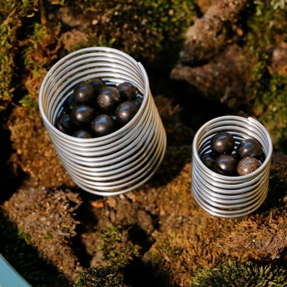 10Pcs Stainless Steel Automatic Fertilizer Box Slow Release Column Shape Plant Growth Box Resisting Rust Planting Box