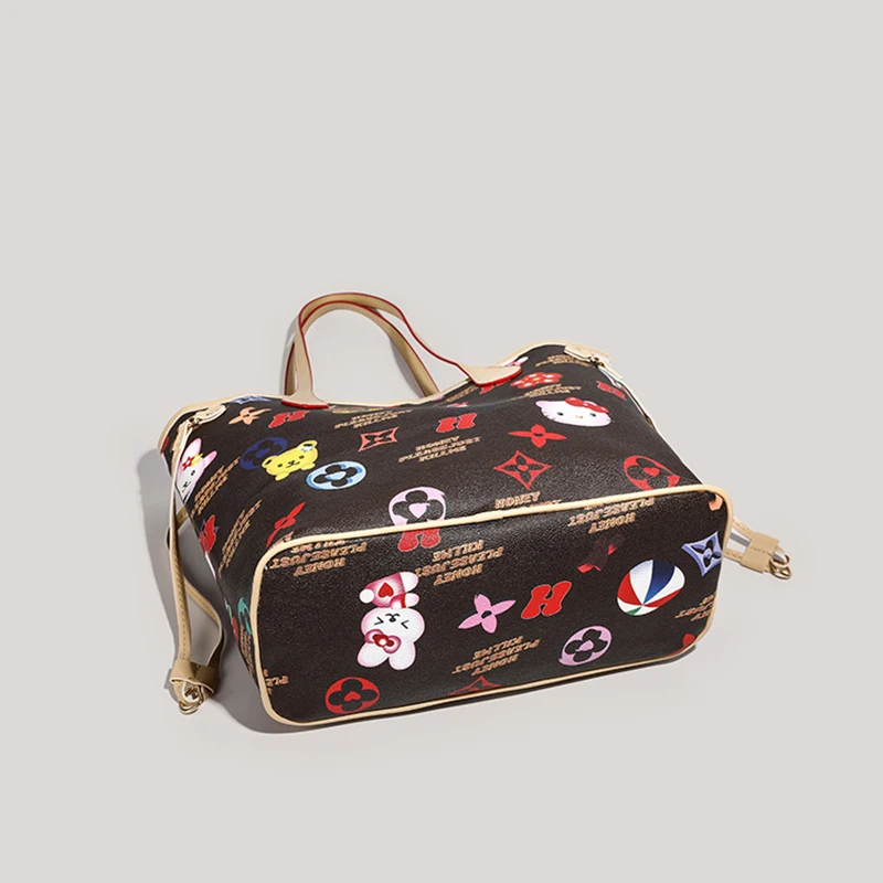 Kawaii Sanrio Peripherals Hello Kitty Y2K Style Large Capacity Storage Bag Girl Versatile Handbag Gifts To Your Girlfriend