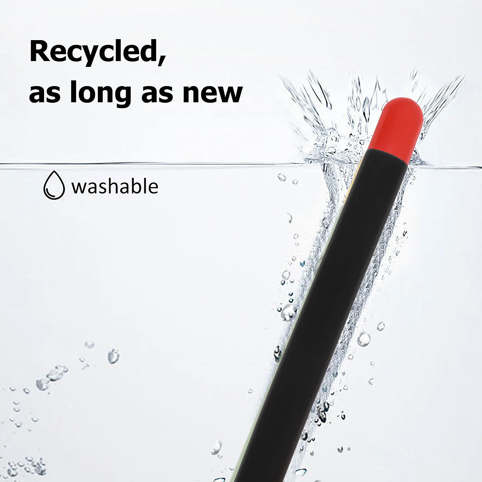 

Силиконовый чехол для стилуса, защитный рукав, прочный противоскользящий чехол, совместимый с Apple Pencil 2, держатель для стилуса