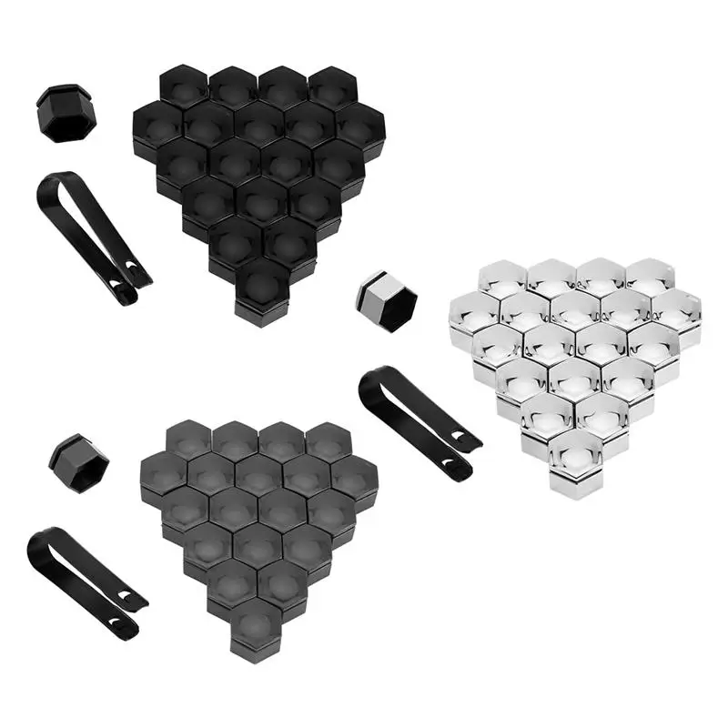 22/21/19mm 20 Stuks Auto Wielmoer Caps Bescherming Covers Caps Anti-Roest Auto hub Schroef Cover Autoband Moer Bout Exterieur Decoratie