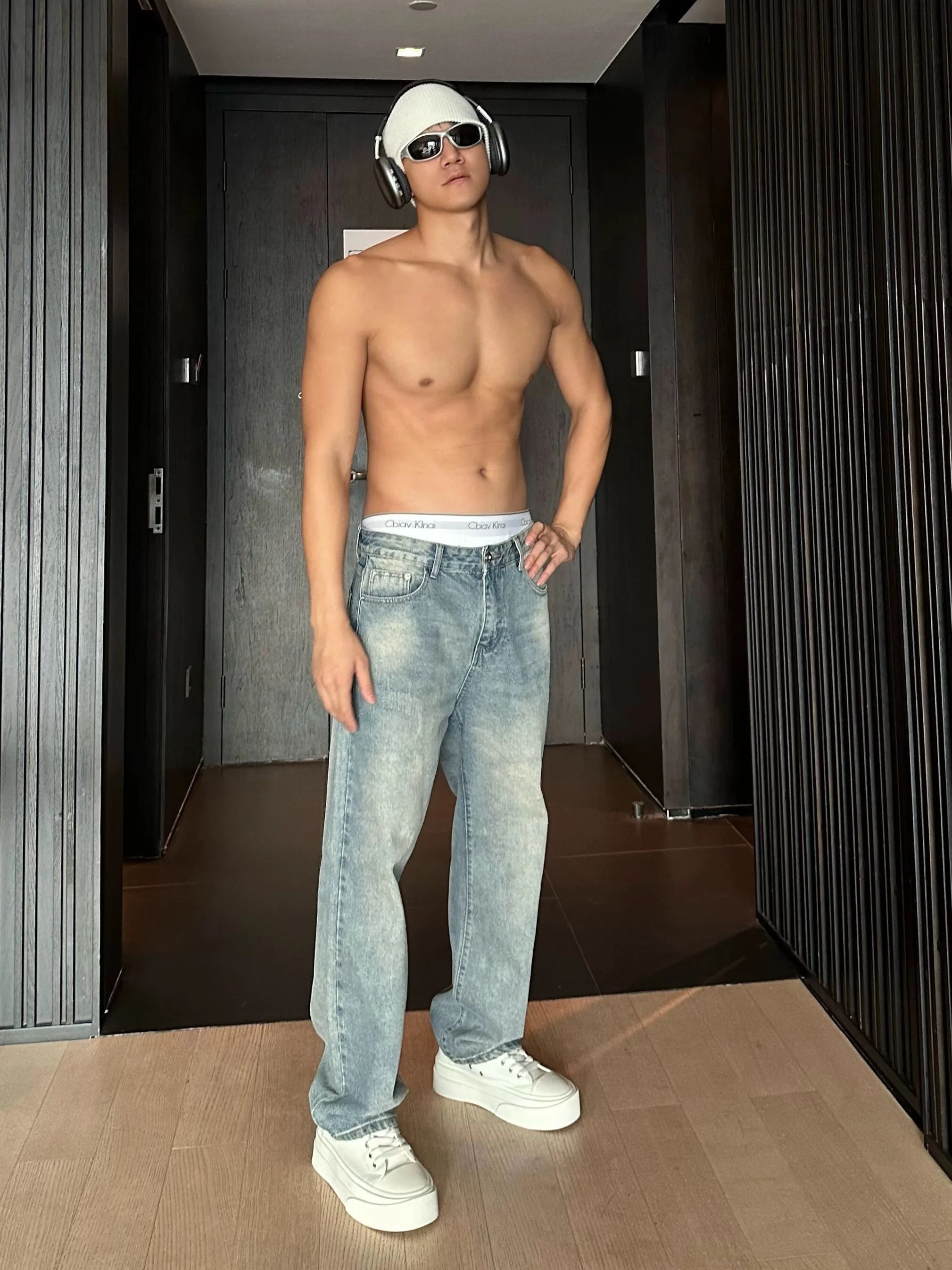 

Мужские джинсы American Sle, прямые, универсальные, новинка 2026, в стиле High Street, свободные, повседневные, светлые, зауженные, винтажные брюки