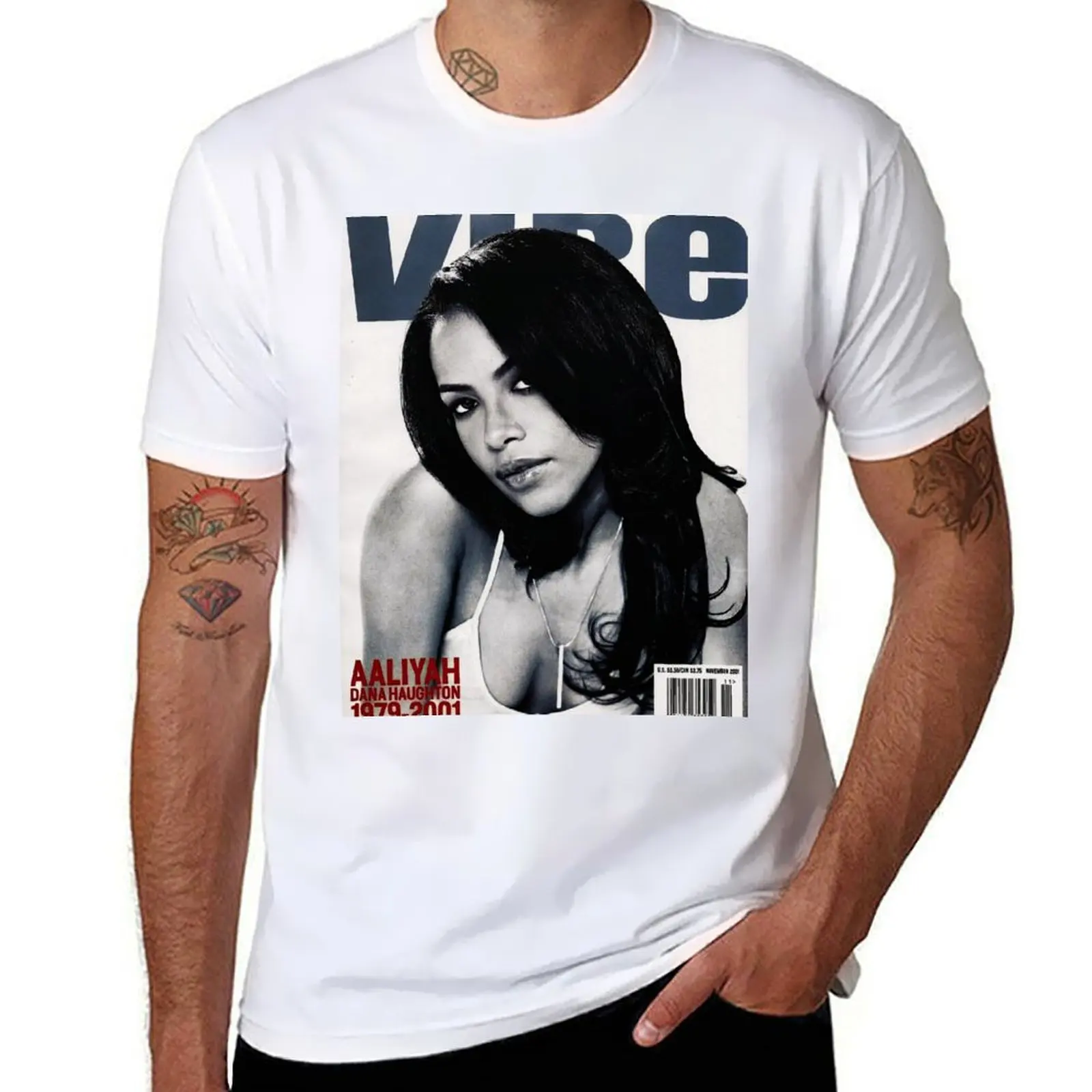 

Aaliyah Admired T-Shirt men t shirt cotton 100% man t shirts graphic T-Shirt