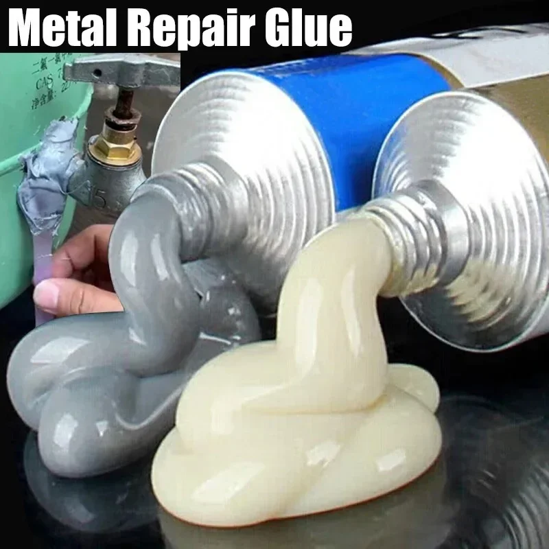 Strong Metal Repair Glue High Temperature Metal Repair Glue AB Sealant Repair Paste Cold Agent Weld Caulk Cast Adhesive Glues