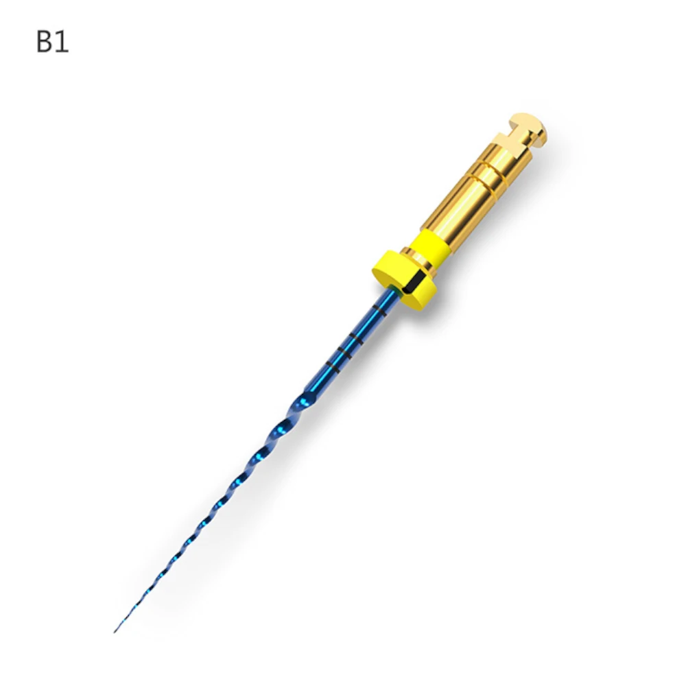 4pcs/pack Dental S Blue II NITI Rotary Files Heat Activation 17/10 15/03 20/04 25/04 Endo File Dentistry Endodontic CE Aprroval