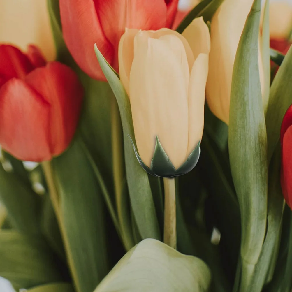 150 قطعة من حساب الزهور الاصطناعية البلاستيكية الوردية DIY بها بنفسك الحرفية حفل زفاف ديكور المنزل لوازم الأزهار