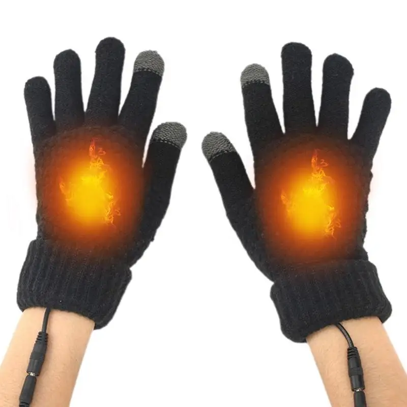 

Heated Gloves Built In Heating Sheet Removable Winter Gloves Hand Warmer Durable Soft Winter Warming Gloves For Riding Hiking