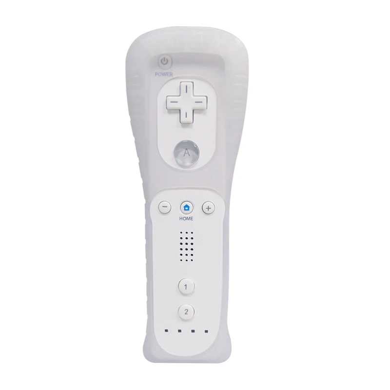 Wii Remote Controller With Silicone Cover And Strap