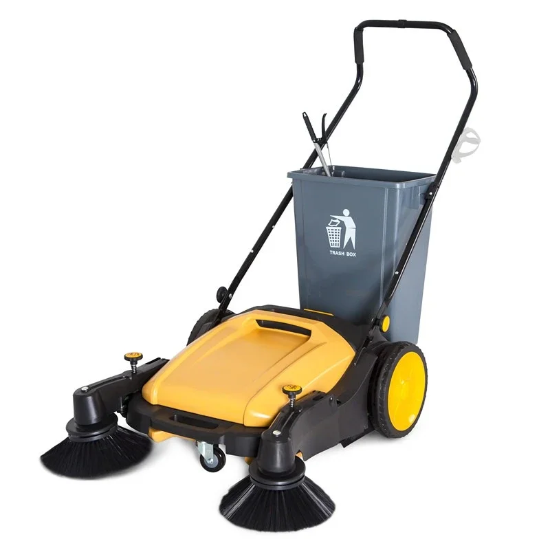 MN-P50 Hand Push Type Sweeping Machine Handheld Floor Sweeper Manual Road Sweeper