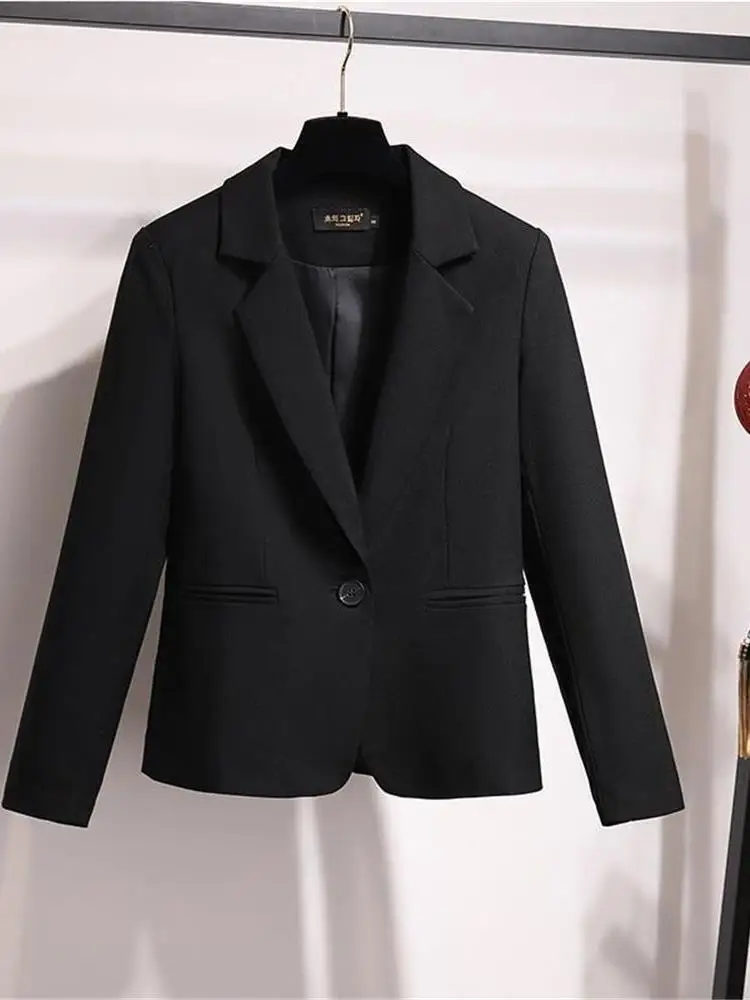 

Bla Slim Fit ort Suit Jaet для женщин Ele Casual Sle Весна Осень Новое поступление Faionable Office Wear Long Sve