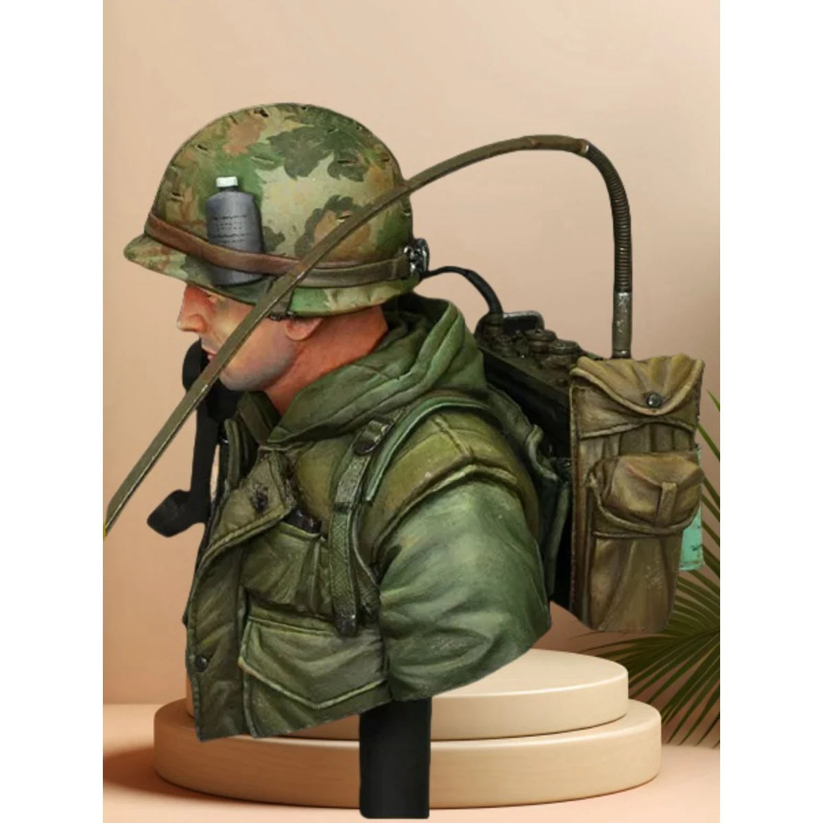 1/10 Resin unpainted model Kit, military theme, bust of United States Marine Corps unassembled and unpainted GK