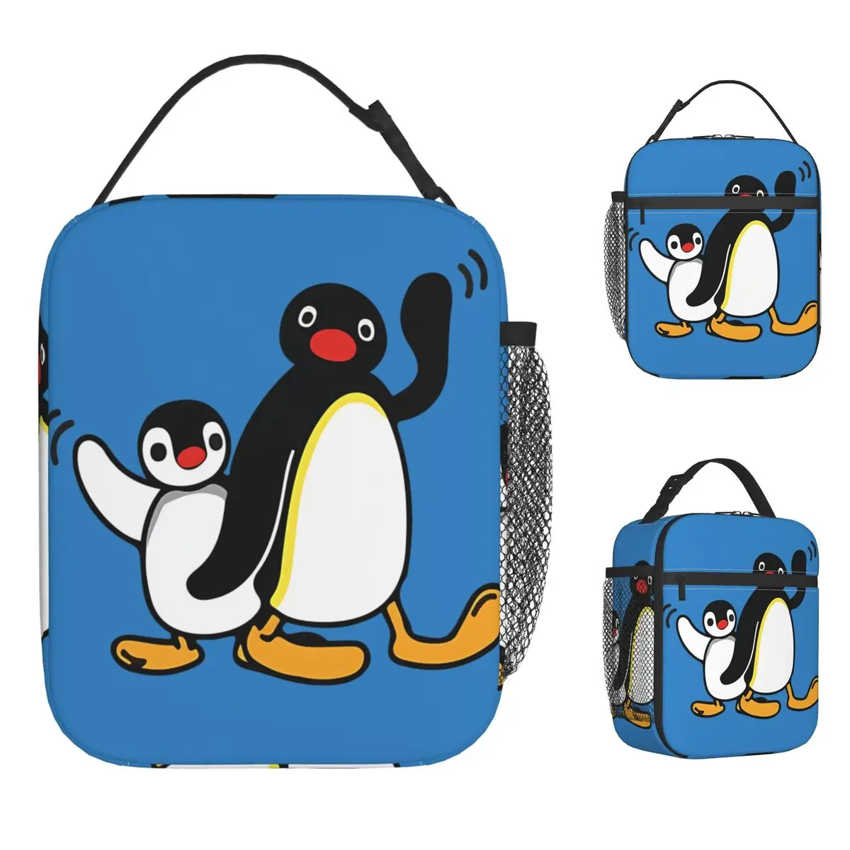 

Pingus милая сумка для обеда пикник ланч-бокс для женщин Kawaii графический дизайн сумка для еды водонепроницаемая удобная сумка-холодильник