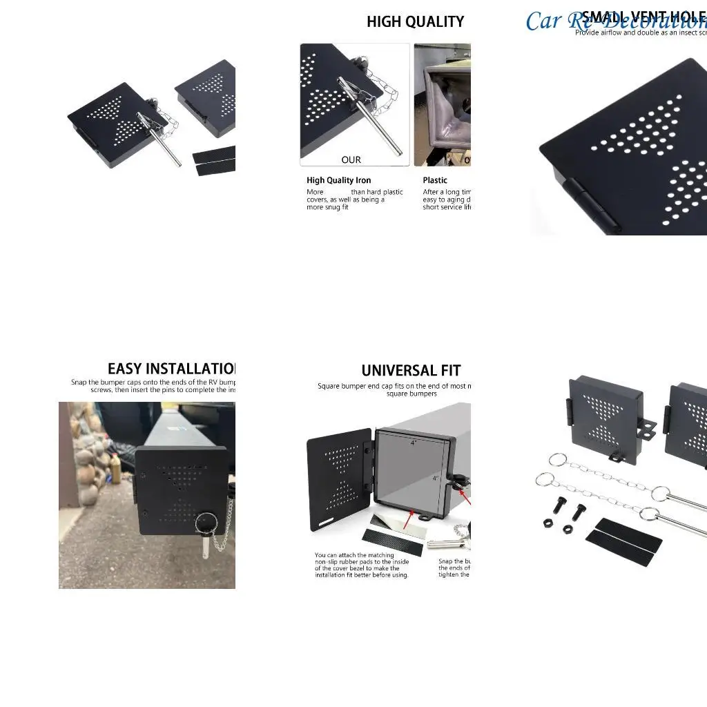 

R58D Bumper Sluck Count Caps RVS Крышки крышки крышки крышки для обрезки бампер