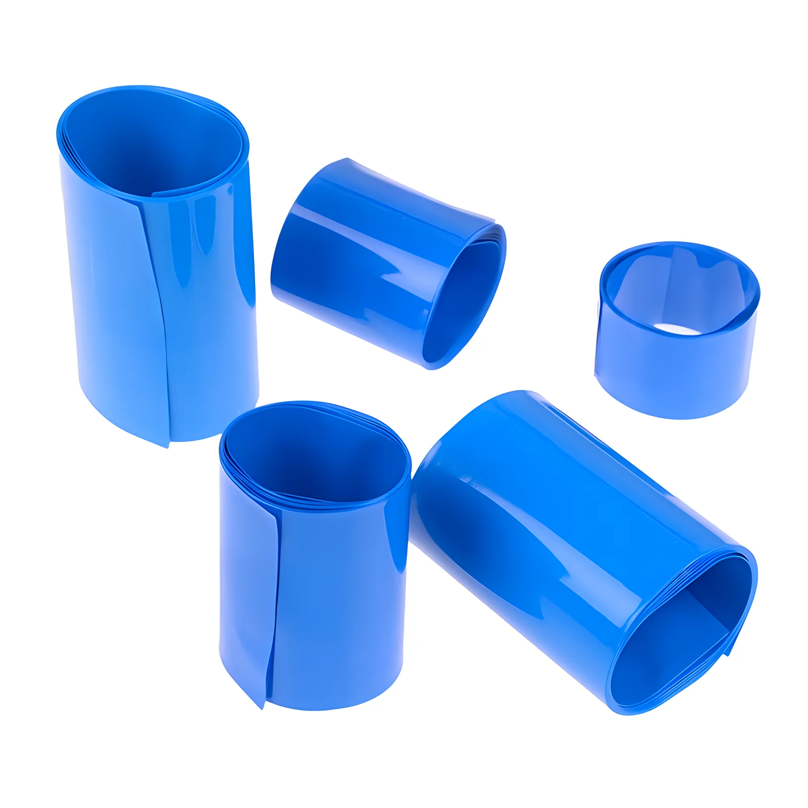 1m/pack PVC Heat Shrink Tube Blue Shrink Insulated Shrink Tubing For Production Of 18650 Battery Packs Cable Sleeve Multi Size