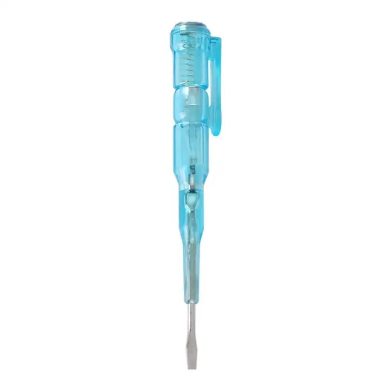 New 100-500V Voltage Detector Electroprobe Electric Alert Tester Volt Test Pen Plastic Handle Screwdriver Home Electricity Tools