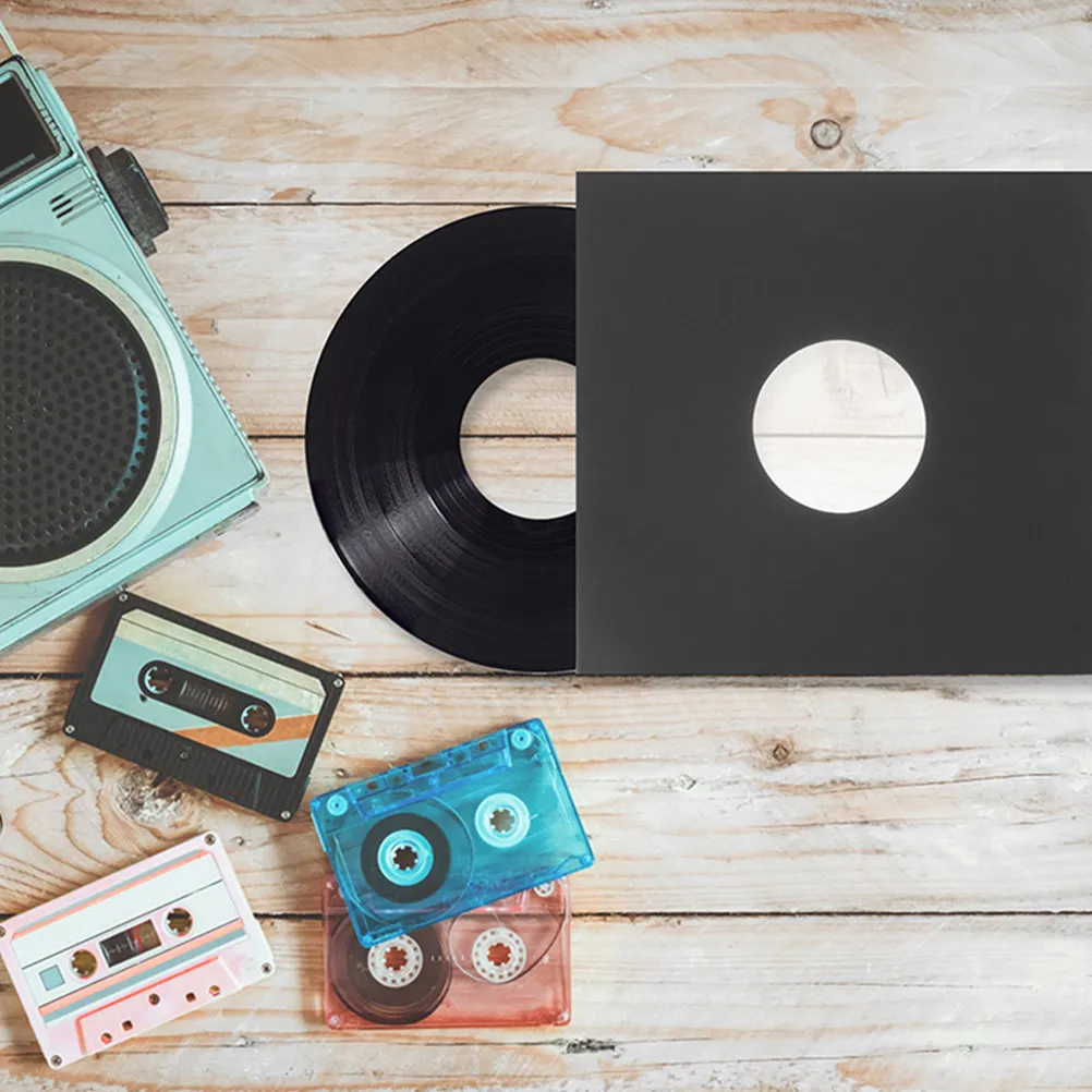 10pcs Vinyl Record Covers Protective Sleeves For Albums Dust Waterproof Anti-Scratch Polypropylene Vinyl Jackets Outer