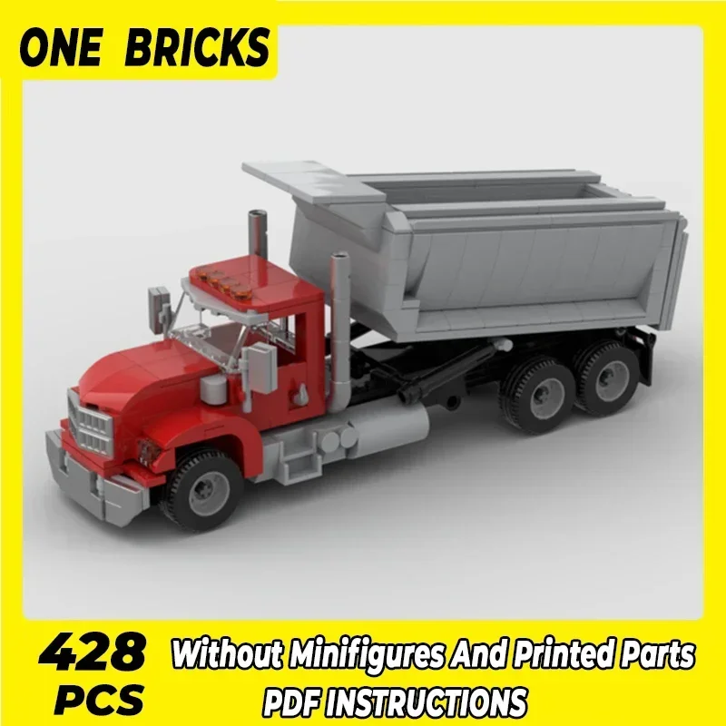 City Transportation Vehicle Model Moc Building Bricks Dump Truck Technology Modular Blocks Gift Christmas Toys DIY Sets Assembly