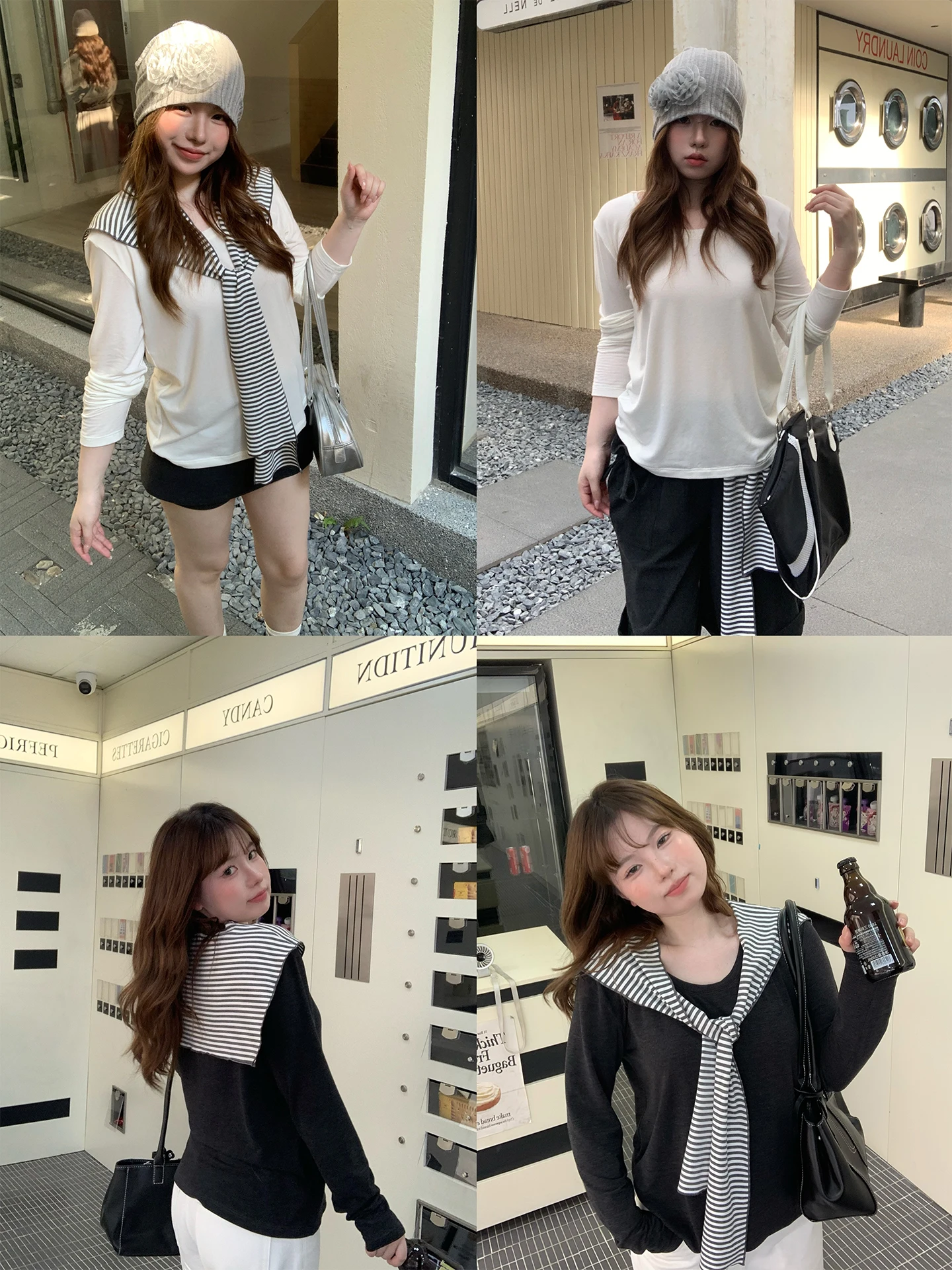 

mat Vegetable Orbs Commute Sle round Ne Loose Casual oulder awl Base irt Women's T-irt Korean Version Stan...