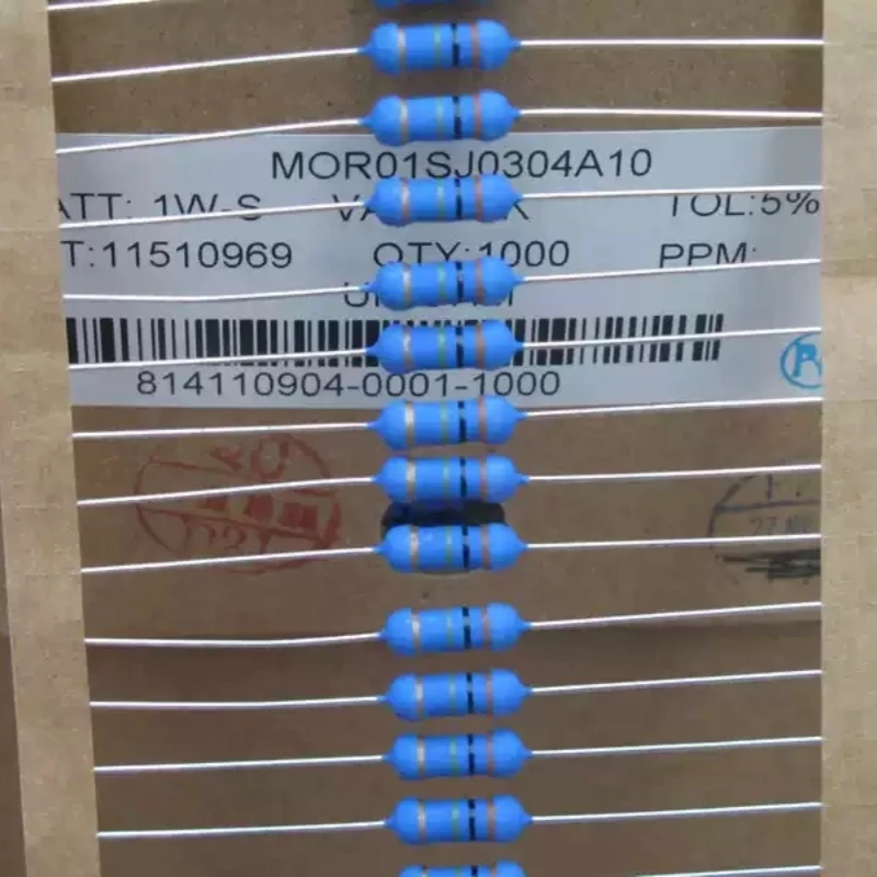 UniOhm Thick Sound 1W 300K Resistance Copper Pin Metal Oxide Film