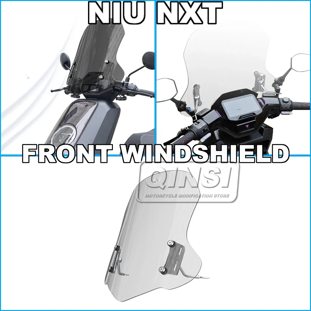 

Electric Car Front Windshield Modified Transparent Front Windshield Accessories FOR NIU NXT