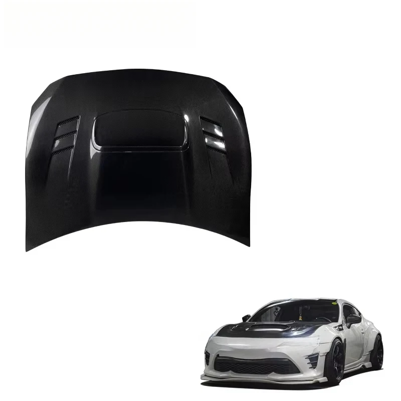 Vehicle Parts Engine Bonnet  BRZ STI Scion FRS Carbon Fiber Front Bonnet Hood  GT86 FT86 Engine Hood