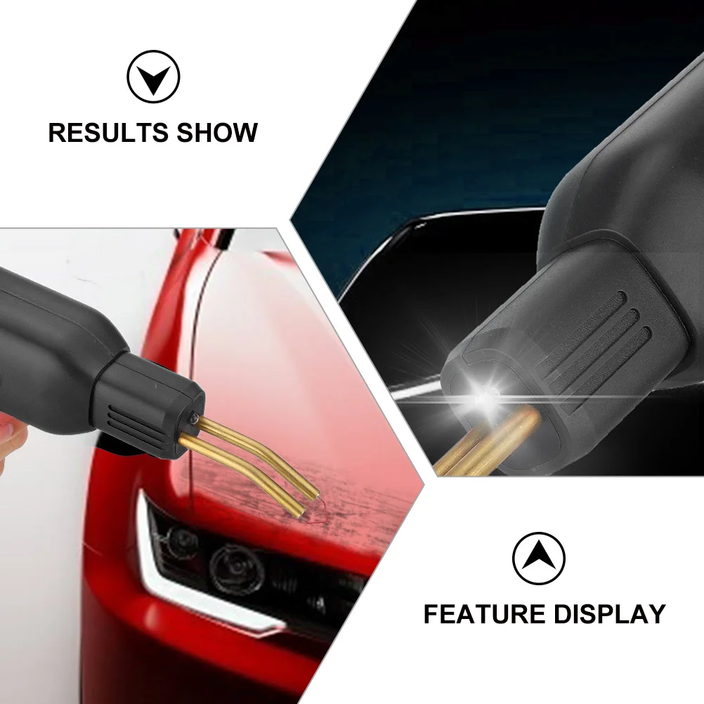 

Car Bumper Welder 200 Repair Nails ABS Plastic Black Hot Stapler Welding Machine Tool Kit for Auto Solution