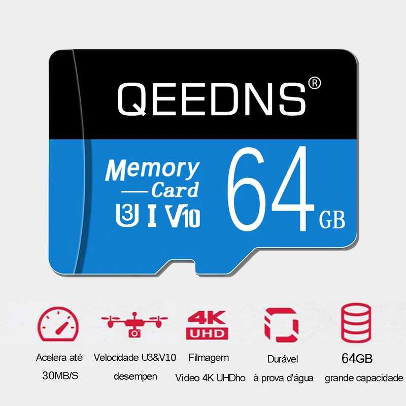 Flash Drive Kaart 128Gb V10 Micro Geheugenkaart 32Gb 16Gb 8Gb Tf Kaart 4K Klasse 10 Tarjeta Sd Kaart 64Gb U3 Mini Sd Kaart Voor Telefoon