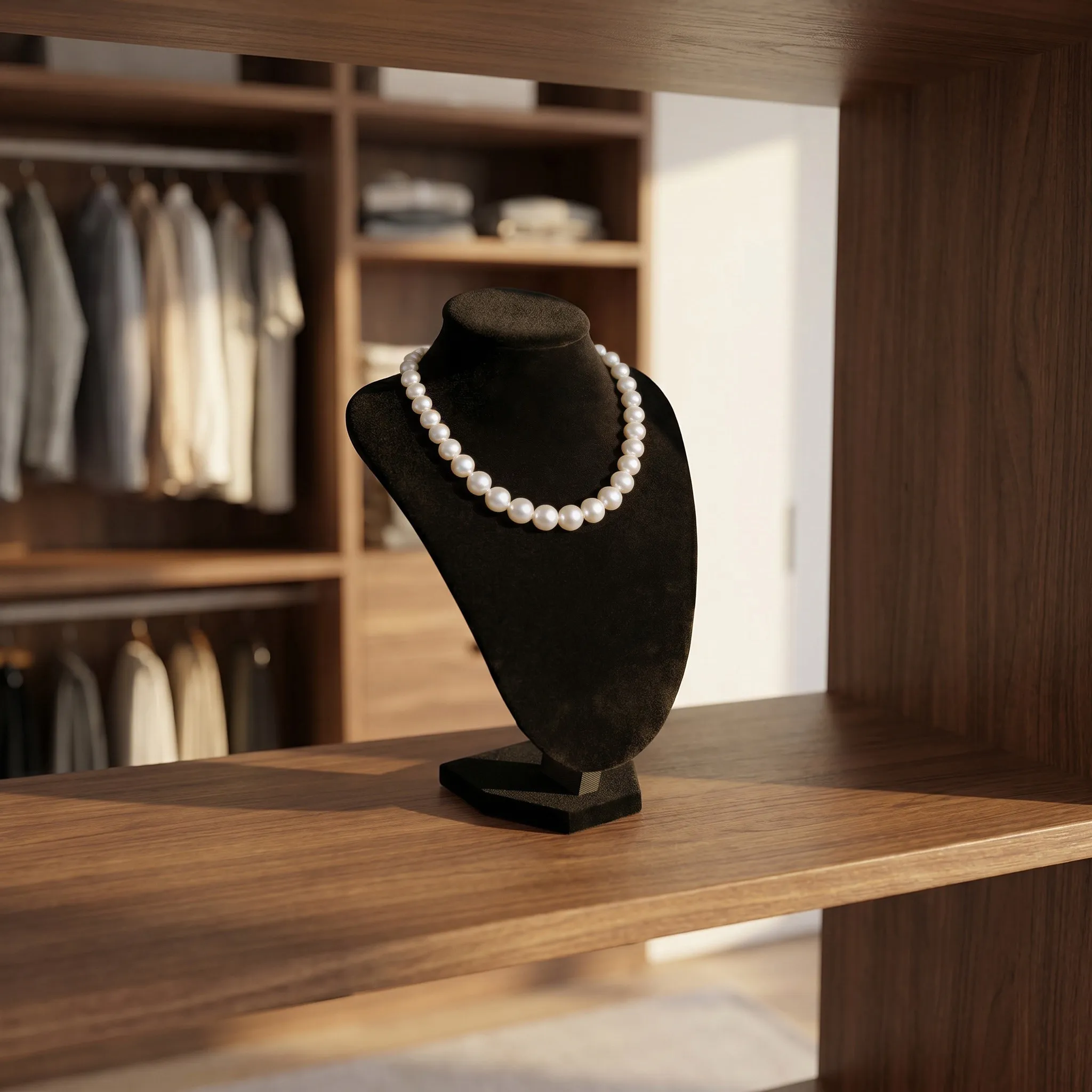 

1Pcs Jewelry Bust Stand Necklace Display Rack High Quality Elegant Organizer for Necklaces Pendants Chains Jewelry Showcase