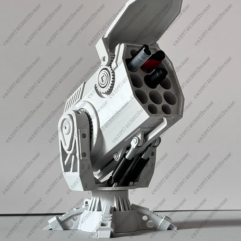 Air Defense Missile Launcher Model Pen Holder Ornament, Technological Stationery Storage Box, Creative Model