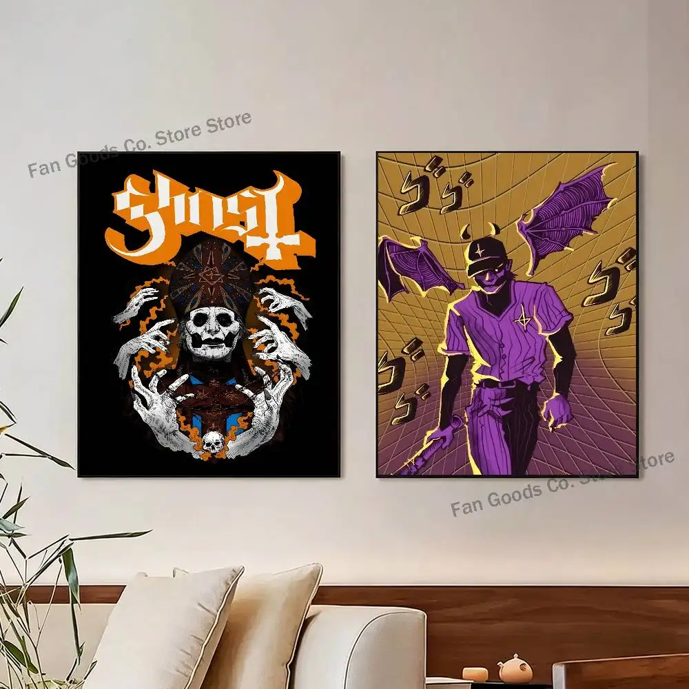 G-Ghost bc Nameless Ghoul Poster Home Gym Football Basketball Prints Wall Stickers Paintings for Home Living Room Decor