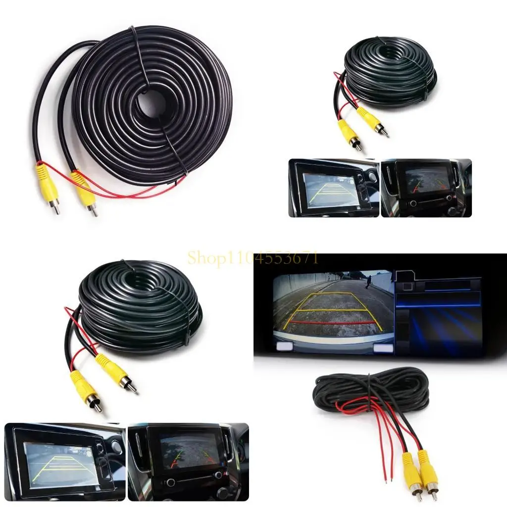 Best Seller Efficient Video Extension Cable Female to Female Coupler and Power Cable for Car Rear View Camera Video Cable