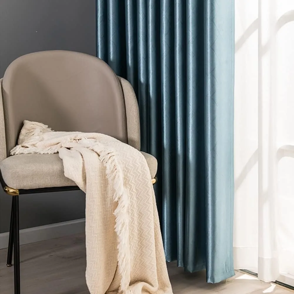 Tende termiche invernali a risparmio energetico per camere da letto - Riduzione del rumore e tende per finestre con design occhielli per soggiorni e B