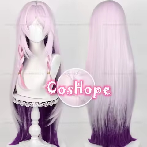 Citlali Cosplay Wig 90cm Long Straight Hair Pink Purple Gradient Wig Cosplay Anime Cosplay Heat Resistant Synthetic Wigs