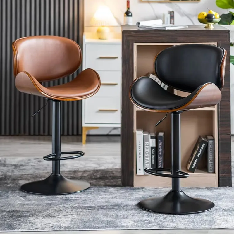Adjustable Metal Swivel Counter Height Modern Luxury Kitchen Design High Stools Bar Chairs for Bar Table