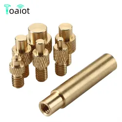 Warmte Inzetstuk Moer Ijzeren Tip M2 M3 M4 M5 M6 Draad Embedded Kit Smelt Insert Ijzer Tip Moer Gereedschap Soldeerbout Voor Plastic 3d Print